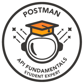 Postman API Fundamentals Student Expert — Postman badge